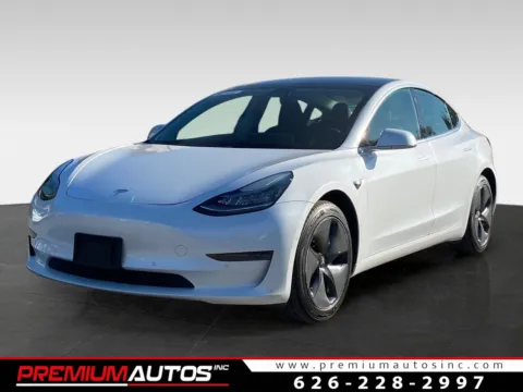 White 2019 Tesla Model 3 Standard Range Plus for sale in South El Monte, CA