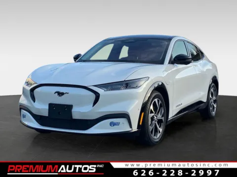 White 2021 Ford Mustang Mach-E Premium for sale in South El Monte, CA