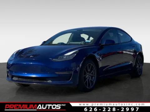 Blue 2018 Tesla Model 3 Long Range for sale in South El Monte, CA