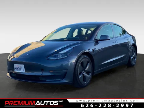 Gray 2021 Tesla Model 3 Long Range for sale in South El Monte, CA