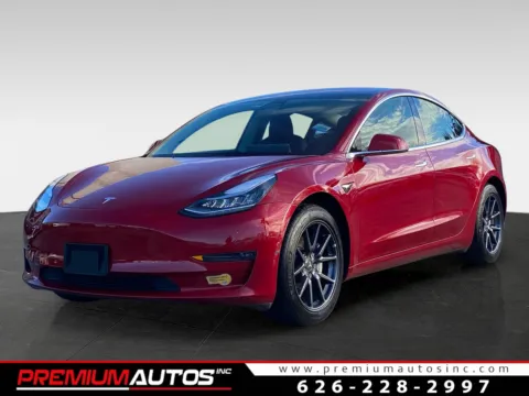 Red 2018 Tesla Model 3 Long Range for sale in South El Monte, CA