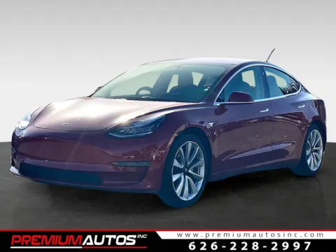Red 2018 Tesla Model 3 Long Range for sale in South El Monte, CA