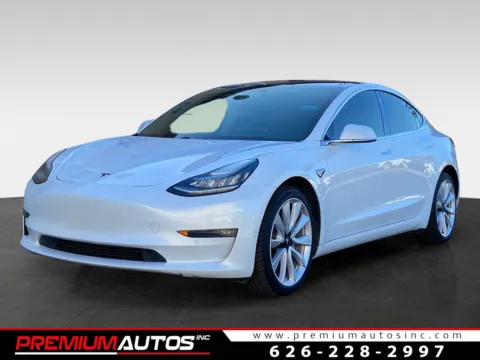 White 2018 Tesla Model 3 Mid Range for sale in South El Monte, CA