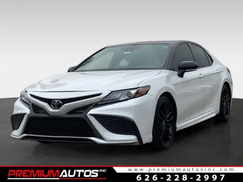 White 2023 Toyota Camry XSE V6 for sale in South El Monte, CA