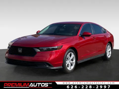Red 2024 Honda Accord LX for sale in South El Monte, CA