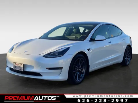 White 2021 Tesla Model 3 Standard Range Plus for sale in South El Monte, CA