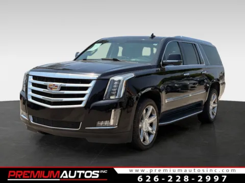 Black 2019 Cadillac Escalade ESV Luxury Trim for sale in South El Monte, CA