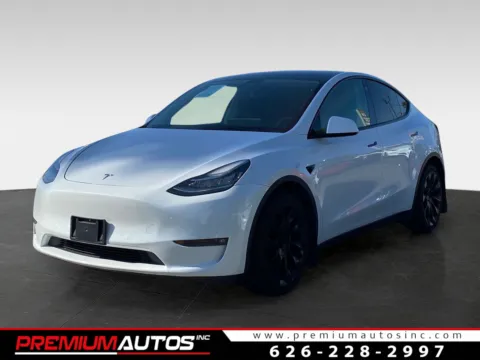 White 2022 Tesla Model Y Long Range for sale in South El Monte, CA
