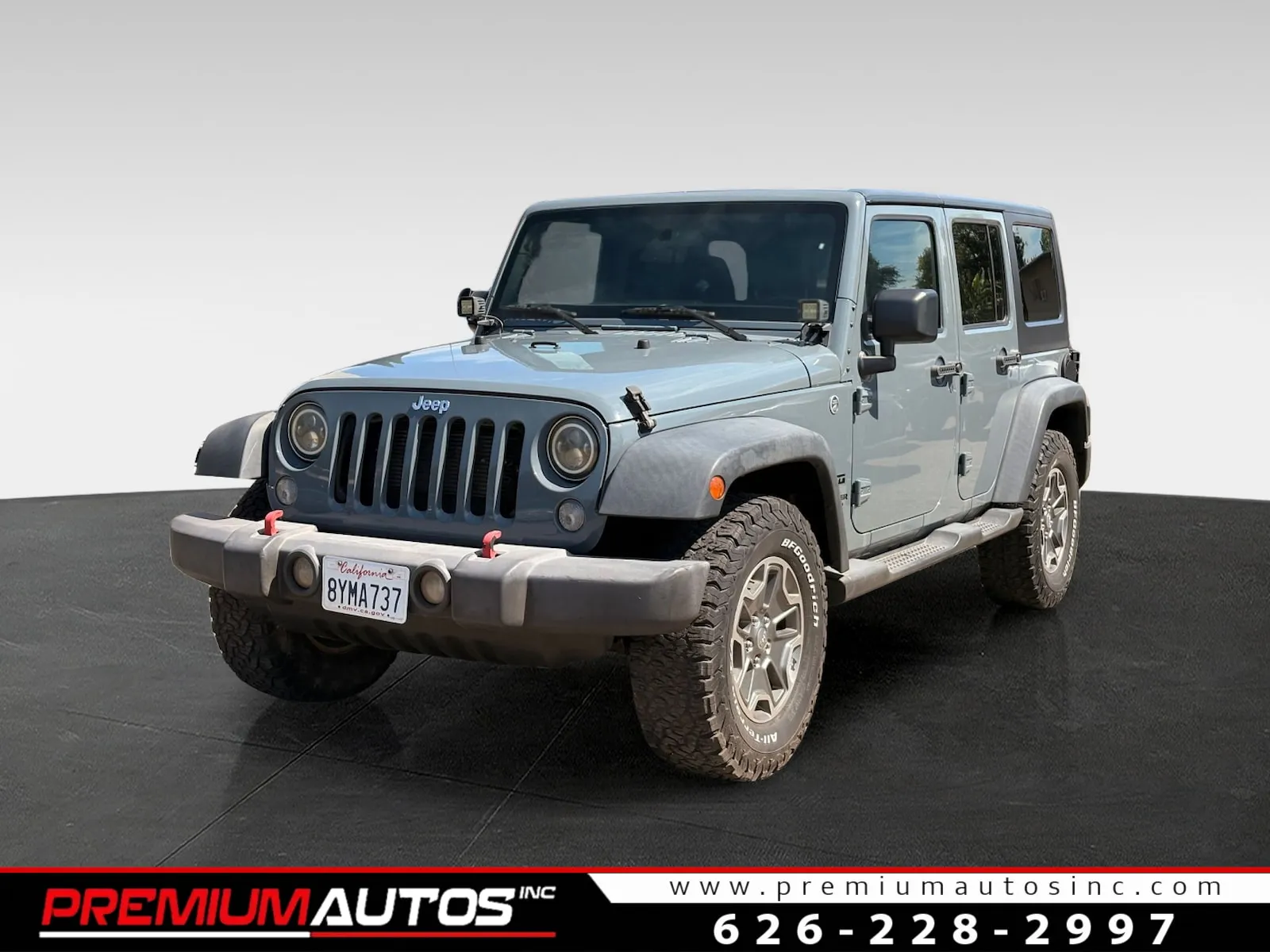 Gray 2015 Jeep Wrangler Unlimited Sport S for sale in South El Monte, CA
