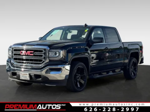 Black 2017 GMC Sierra 1500 SLE for sale in South El Monte, CA