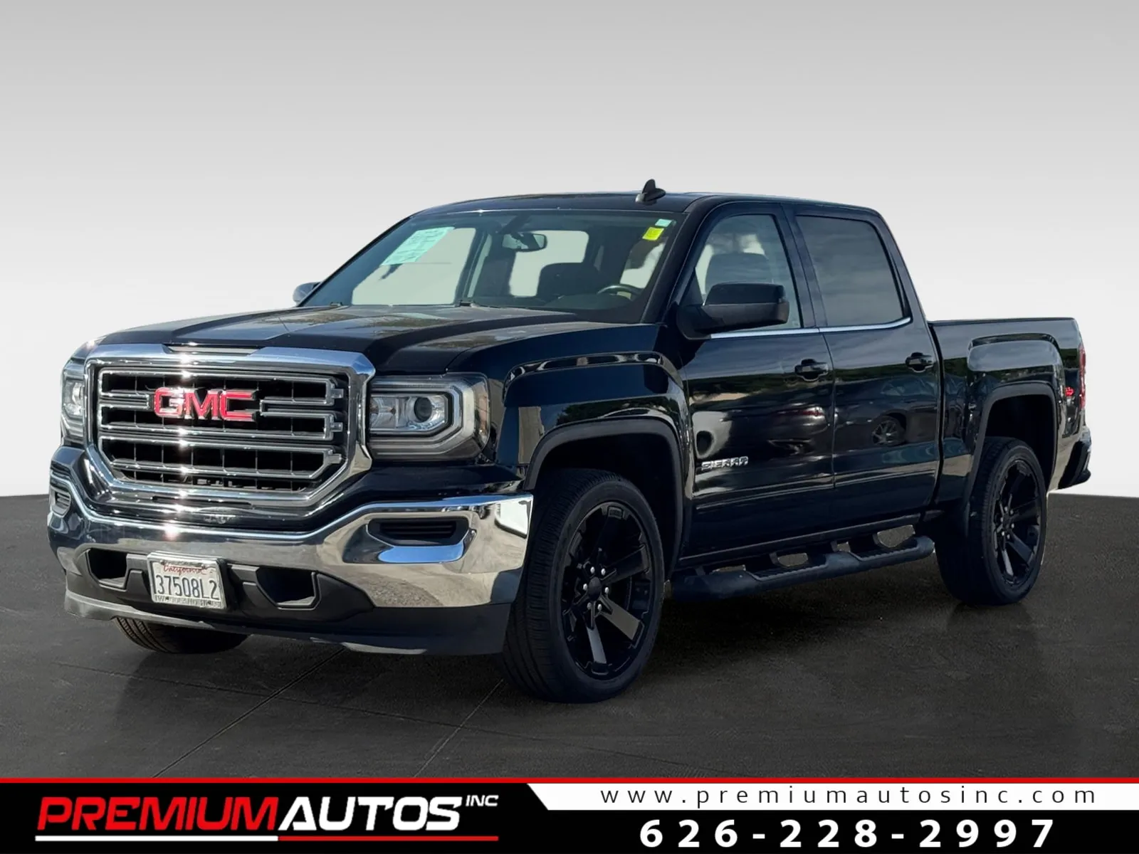 Black 2017 GMC Sierra 1500 SLE for sale in South El Monte, CA