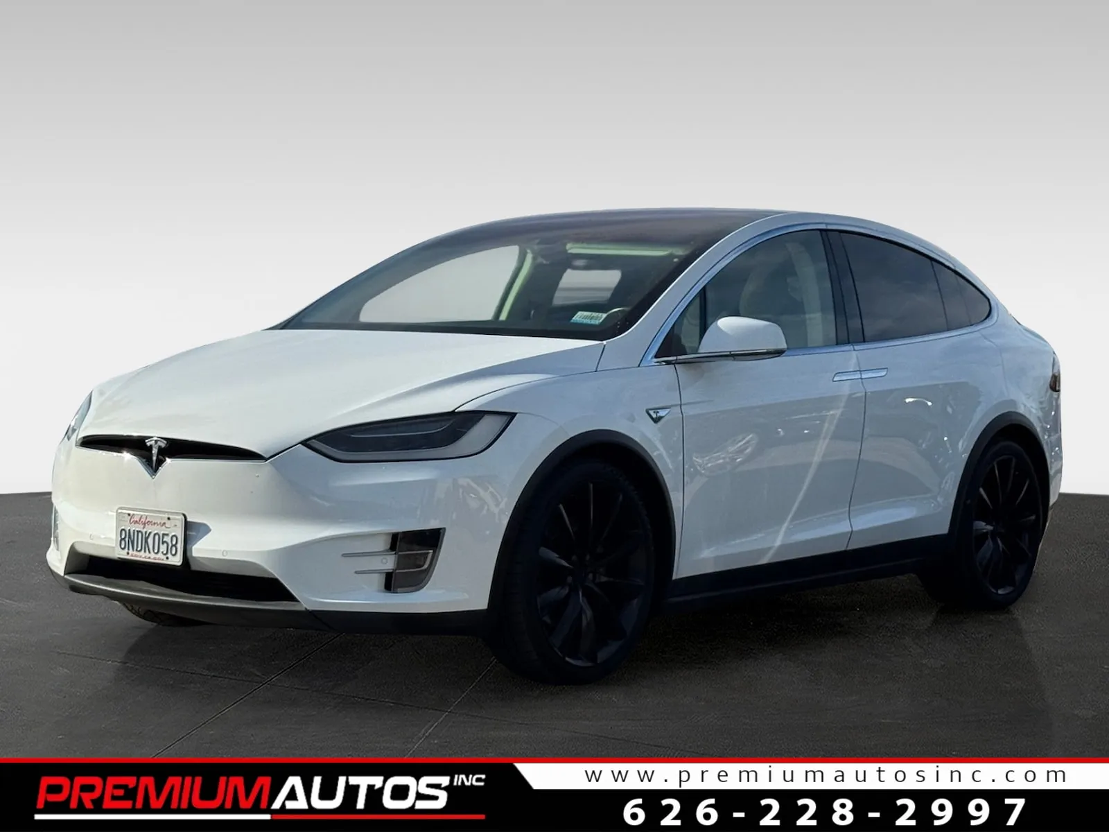 White 2016 Tesla Model X 75D for sale in South El Monte, CA