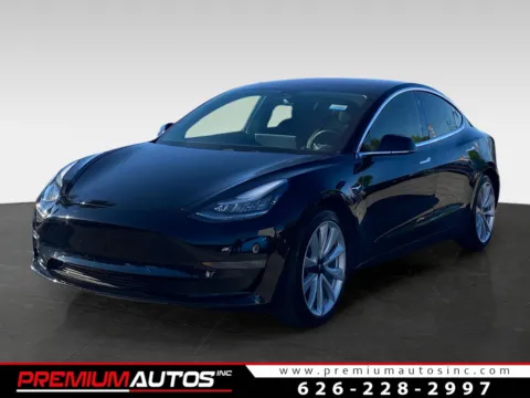 Black 2018 Tesla Model 3 Long Range for sale in South El Monte, CA