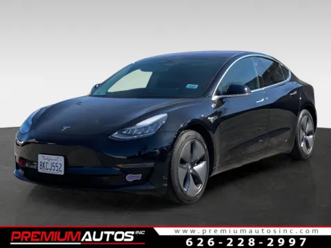 Black 2018 Tesla Model 3 Mid Range for sale in South El Monte, CA