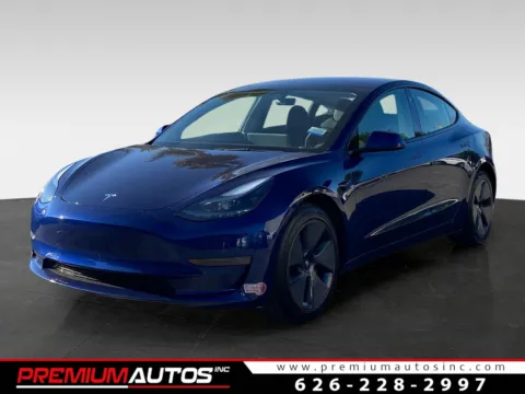 Blue 2023 Tesla Model 3 for sale in South El Monte, CA