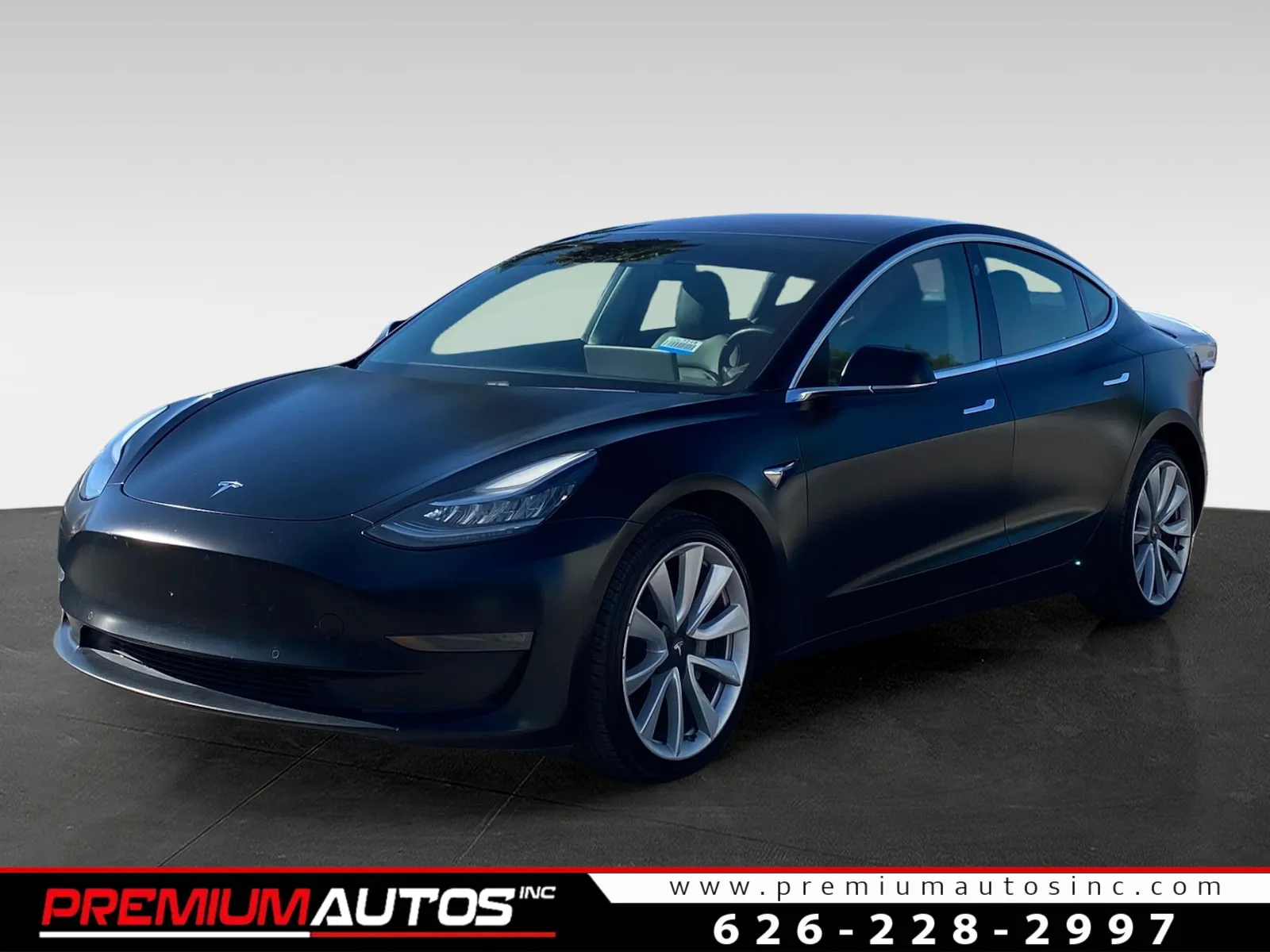 Black 2018 Tesla Model 3 Mid Range for sale in South El Monte, CA