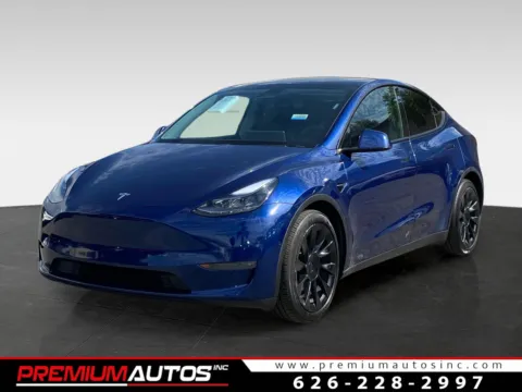 Blue 2021 Tesla Model Y Long Range for sale in South El Monte, CA