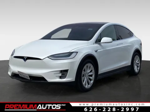White 2020 Tesla Model X Long Range Plus 7 Seater W/Tow Package for sale in South El Monte, CA