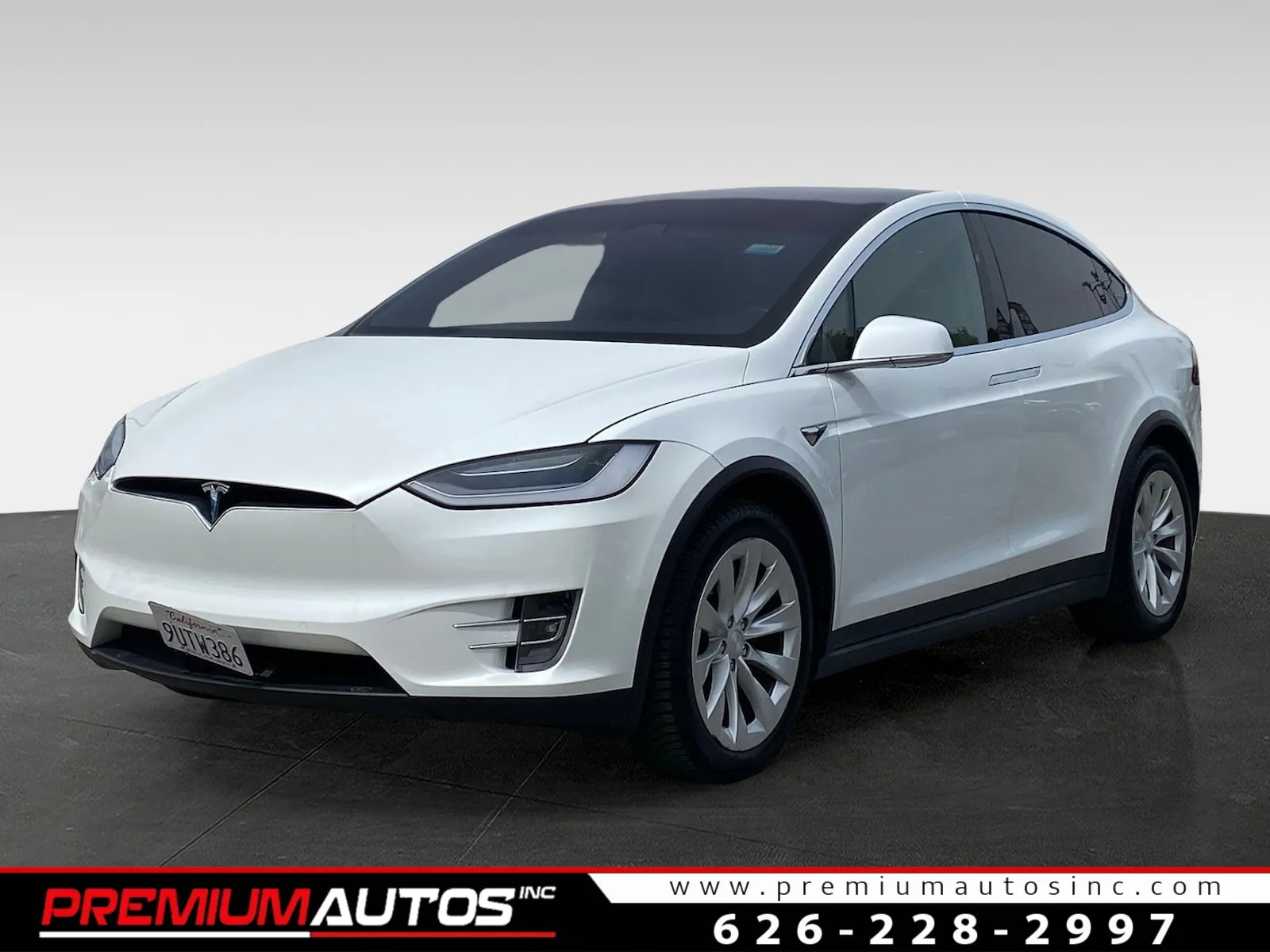 White 2020 Tesla Model X Long Range Plus 7 Seater W/Tow Package for sale in South El Monte, CA
