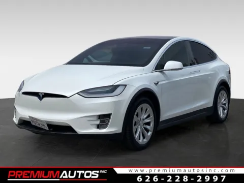 White 2020 Tesla Model X Long Range Plus 7 Seater W/Tow Package for sale in South El Monte, CA