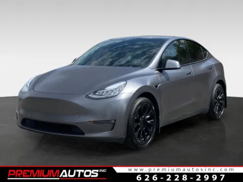 White 2021 Tesla Model Y Long Range for sale in South El Monte, CA