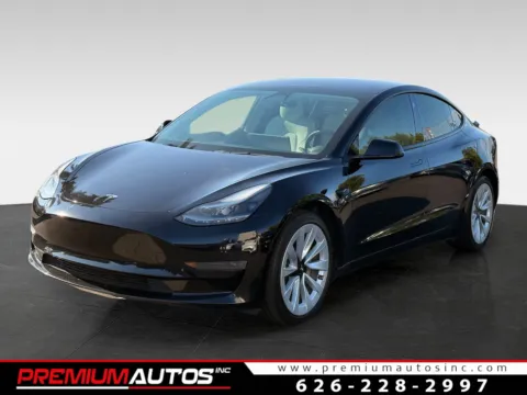 Black 2022 Tesla Model 3 for sale in South El Monte, CA