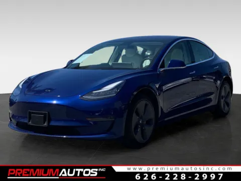 Blue 2020 Tesla Model 3 Standard Range Plus for sale in South El Monte, CA