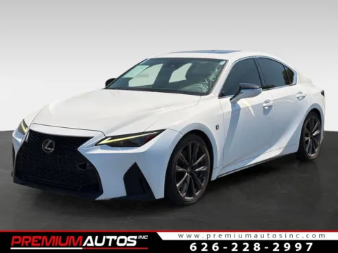 White 2021 Lexus IS 350 F SPORT *AT EL MONTE for sale in South El Monte, CA