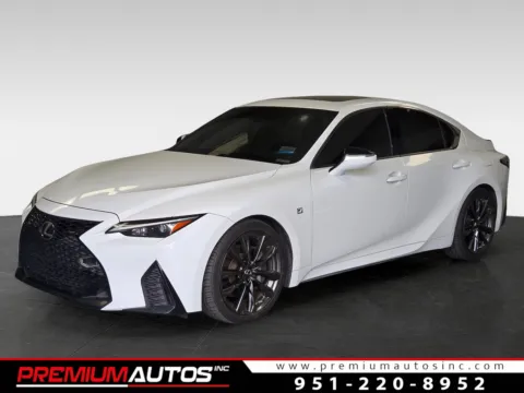 White 2021 Lexus IS 350 F SPORT *AT EL MONTE for sale in South El Monte, CA