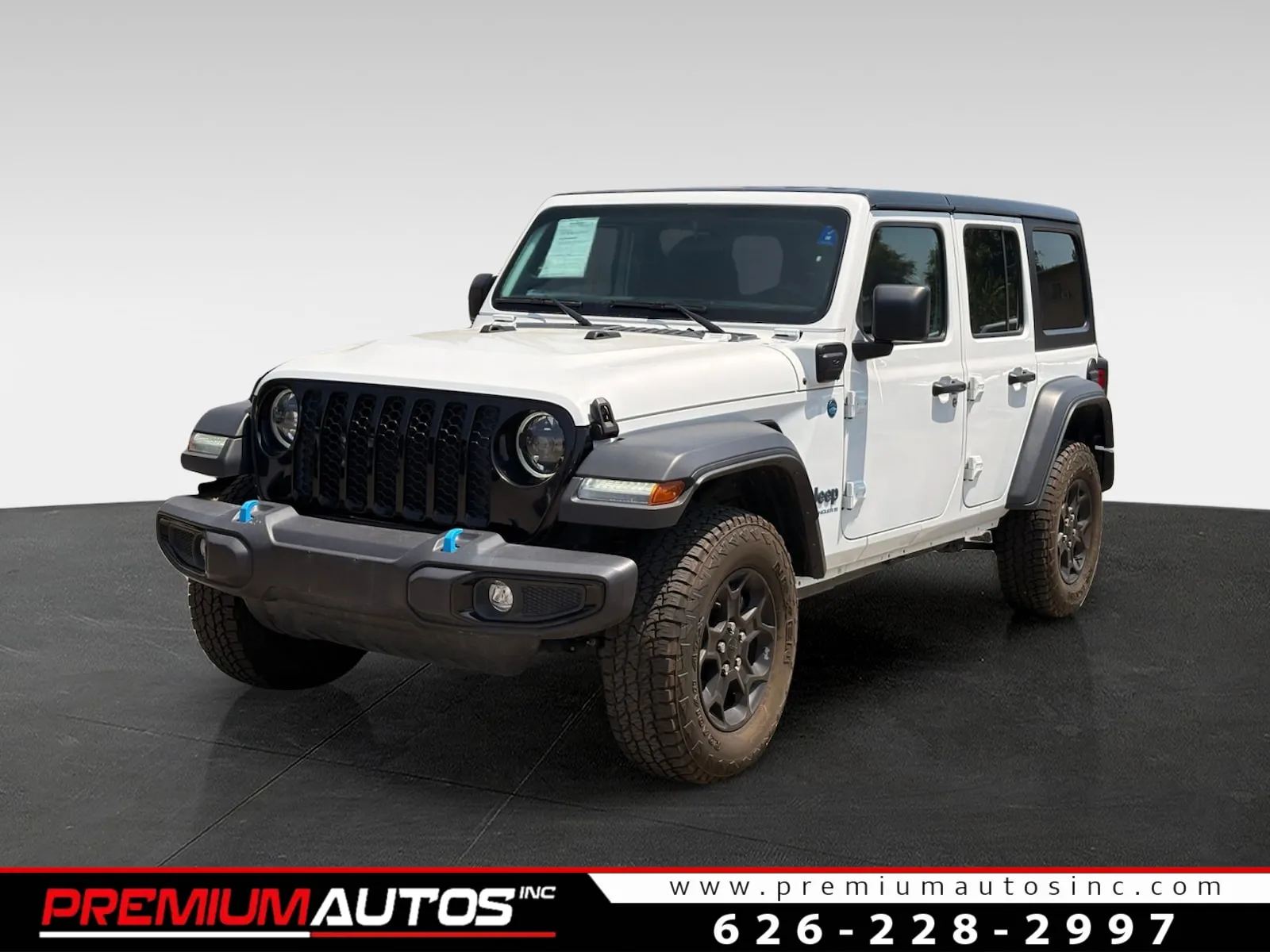 White 2023 Jeep Wrangler Willys 4XE for sale in South El Monte, CA