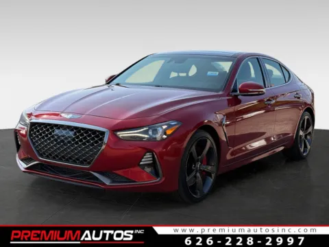 Red 2019 Genesis G70 3.3T Design Edition for sale in South El Monte, CA
