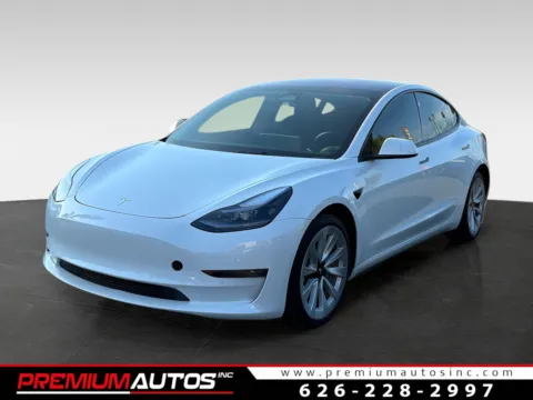White 2022 Tesla Model 3 for sale in South El Monte, CA