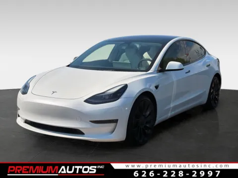 White 2023 Tesla Model 3 Performance for sale in South El Monte, CA