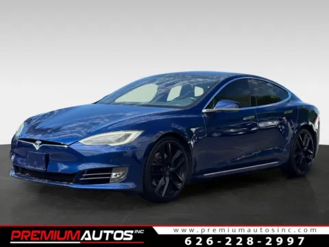 Blue 2017 Tesla Model S 75 for sale in South El Monte, CA