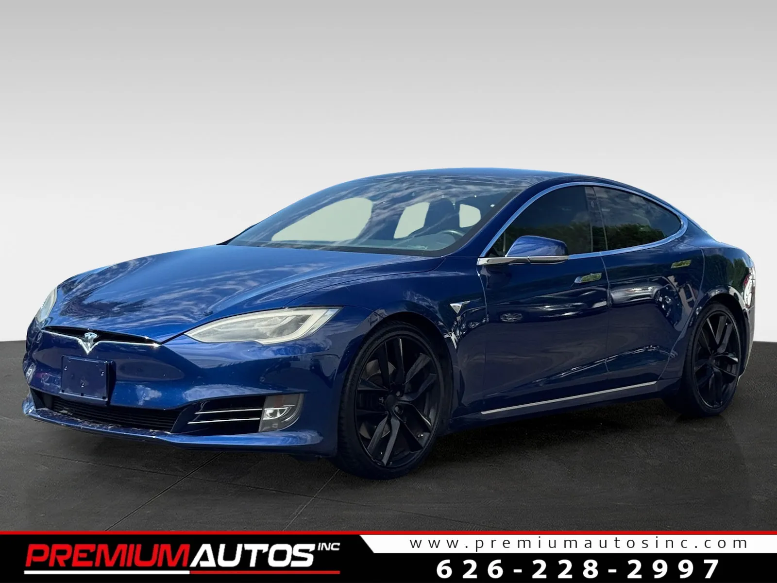 Blue 2017 Tesla Model S 75 for sale in South El Monte, CA