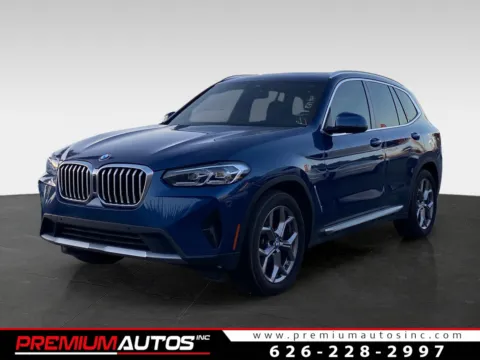 Blue 2022 BMW X3 sDrive30i for sale in South El Monte, CA