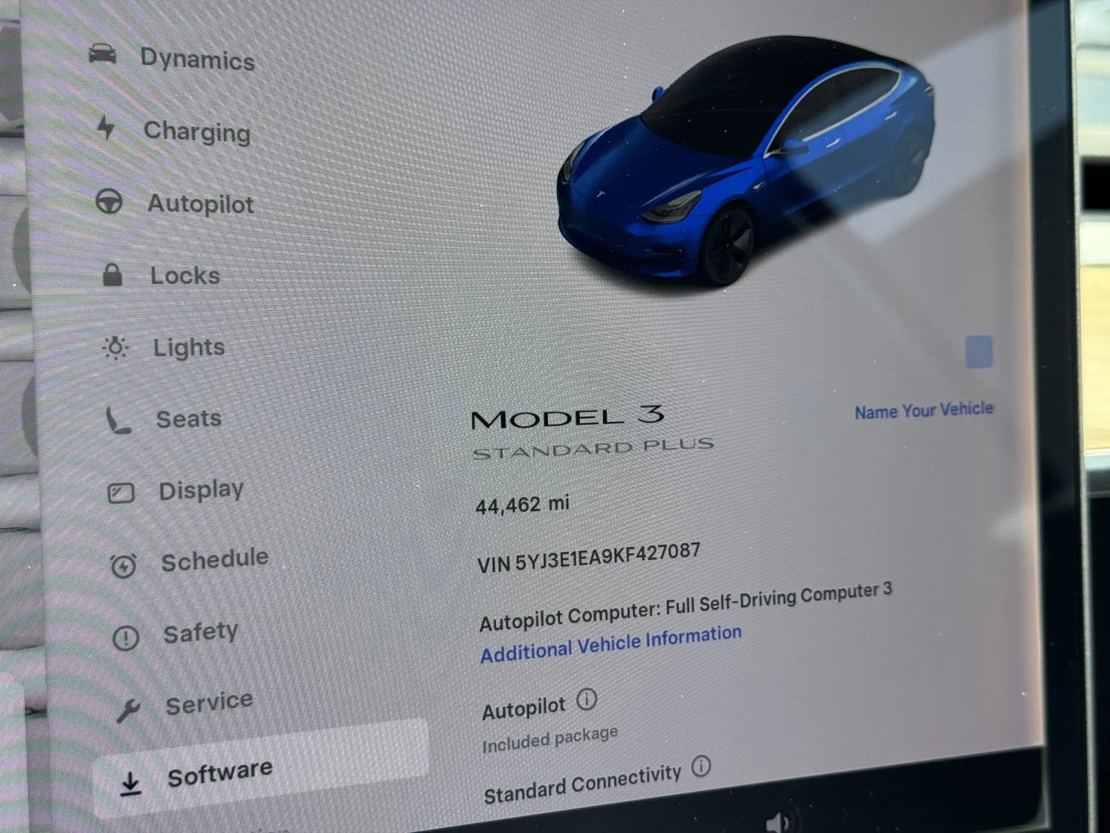 Photos of 2019 Tesla Model 3 standard plus for sale in South El Monte, CA at Premium Autos - El Monte