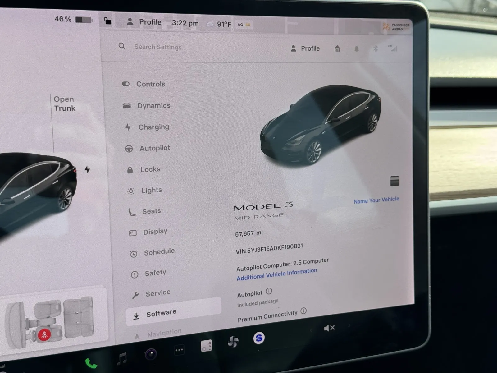 Photos of 2019 Tesla Model 3 MID RANGE for sale in South El Monte, CA at Premium Autos - El Monte