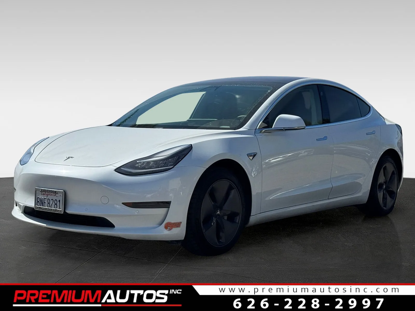 White 2020 Tesla Model 3 Standard Range Plus for sale in South El Monte, CA