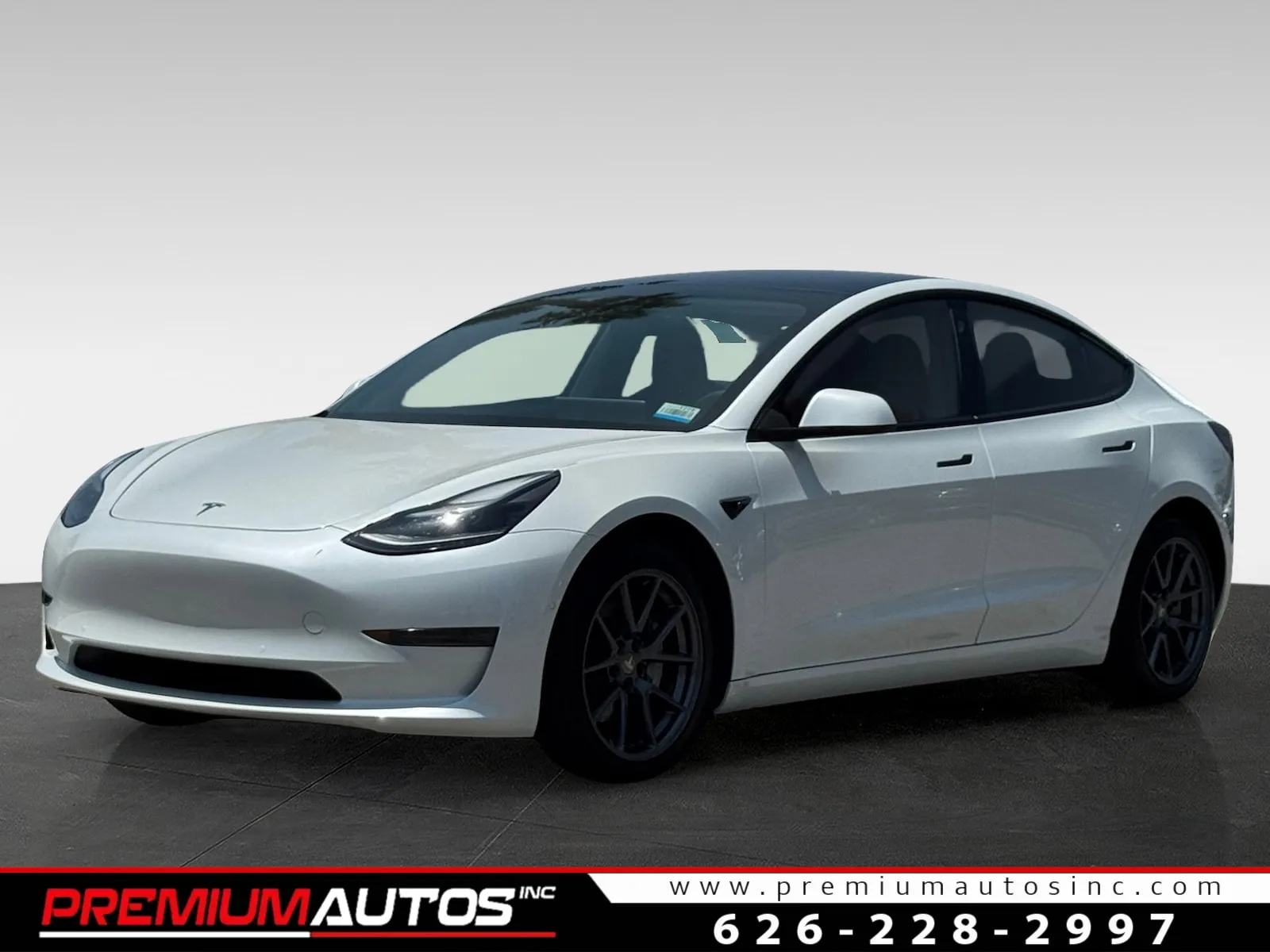 White 2021 Tesla Model 3 Standard Range Plus for sale in South El Monte, CA