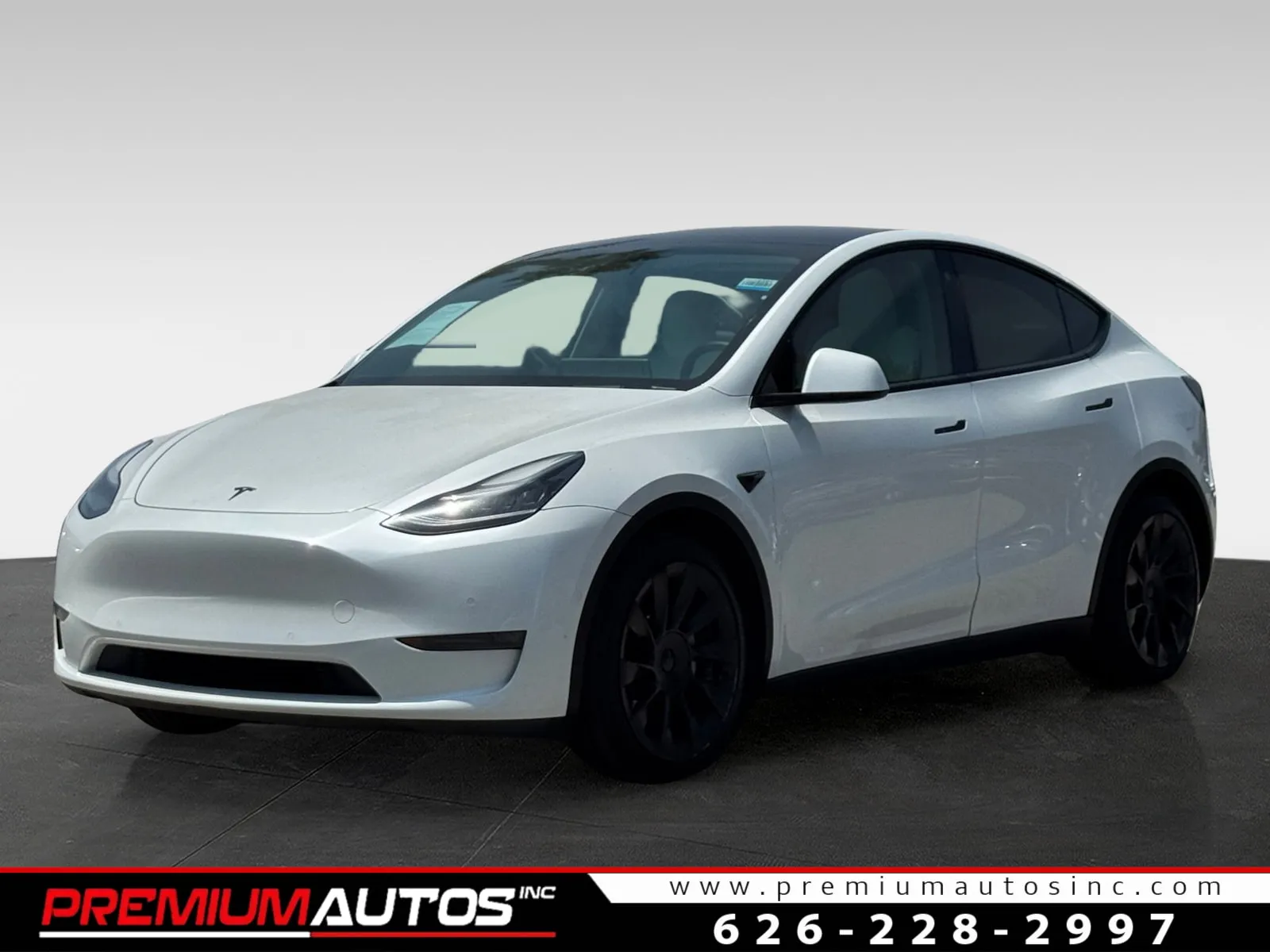 White 2021 Tesla Model Y Long Range for sale in South El Monte, CA