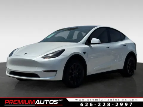 White 2021 Tesla Model Y Long Range for sale in South El Monte, CA