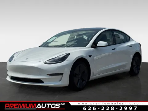 White 2021 Tesla Model 3 Standard Range Plus for sale in South El Monte, CA