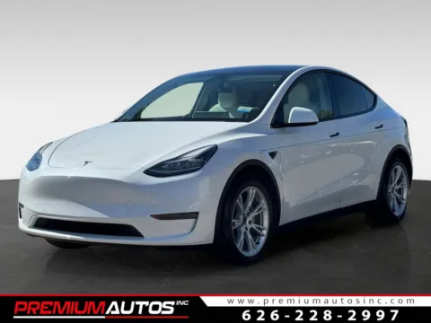 White 2020 Tesla Model Y Long Range for sale in South El Monte, CA