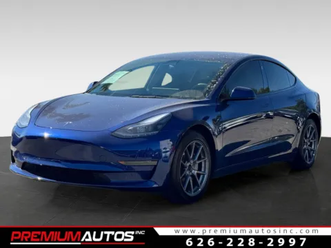 Blue 2022 Tesla Model 3 for sale in South El Monte, CA