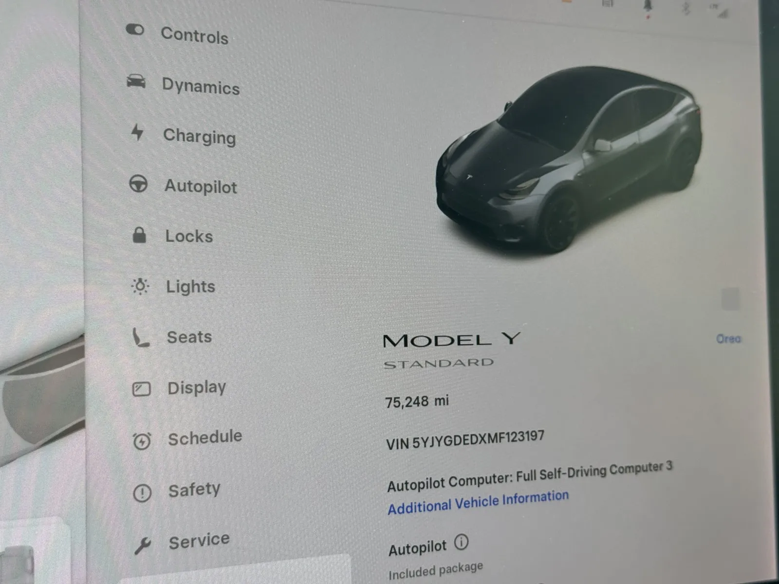 Photos of 2021 Tesla Model Y Standard Range for sale in South El Monte, CA at Premium Autos - El Monte