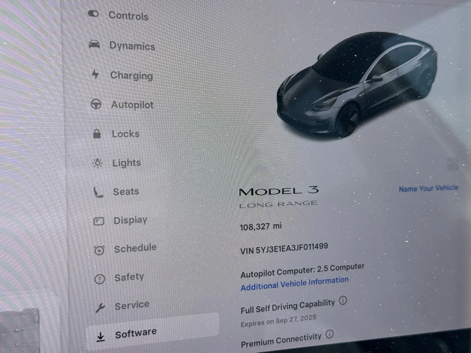 Another view of 2018 Tesla Model 3 Long Range for sale in South El Monte, CA at Premium Autos - El Monte