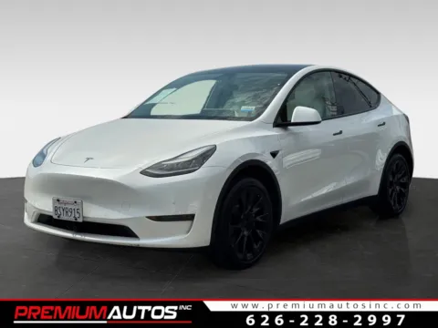 White 2020 Tesla Model Y Long Range for sale in South El Monte, CA
