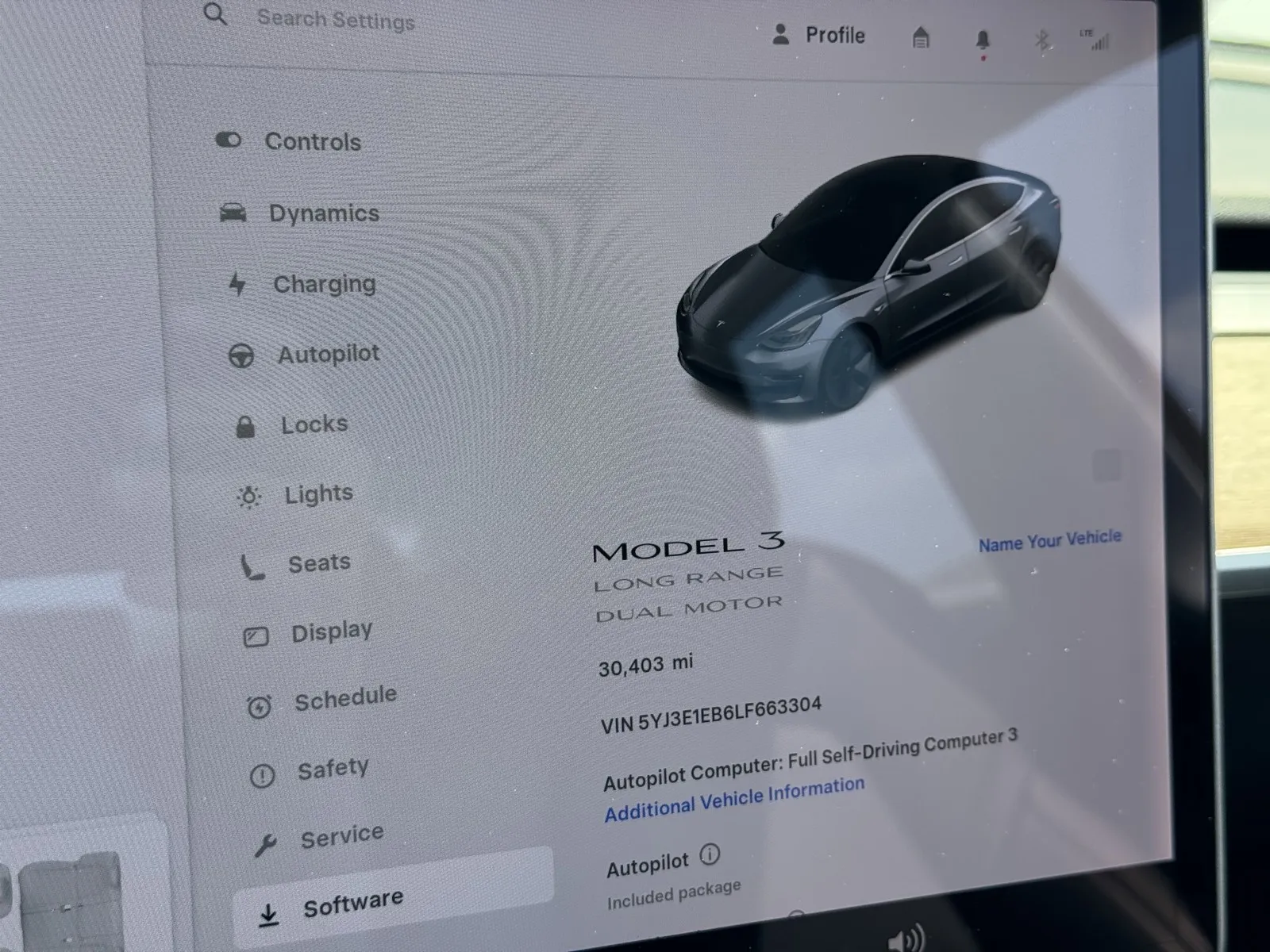 Photos of 2020 Tesla Model 3 Long Range for sale in South El Monte, CA at Premium Autos - El Monte