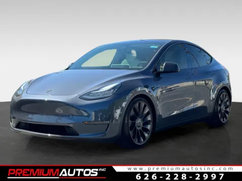 Gray 2020 Tesla Model Y Long Range for sale in South El Monte, CA